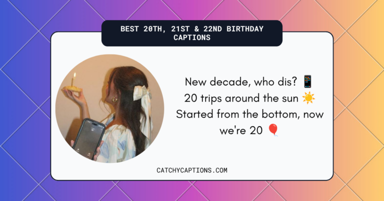 20th, 21st & 22nd Birthday