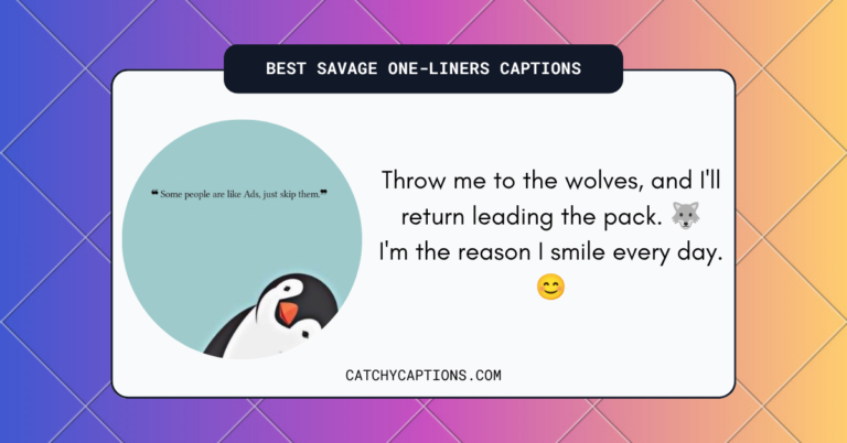 Savage One-Liners