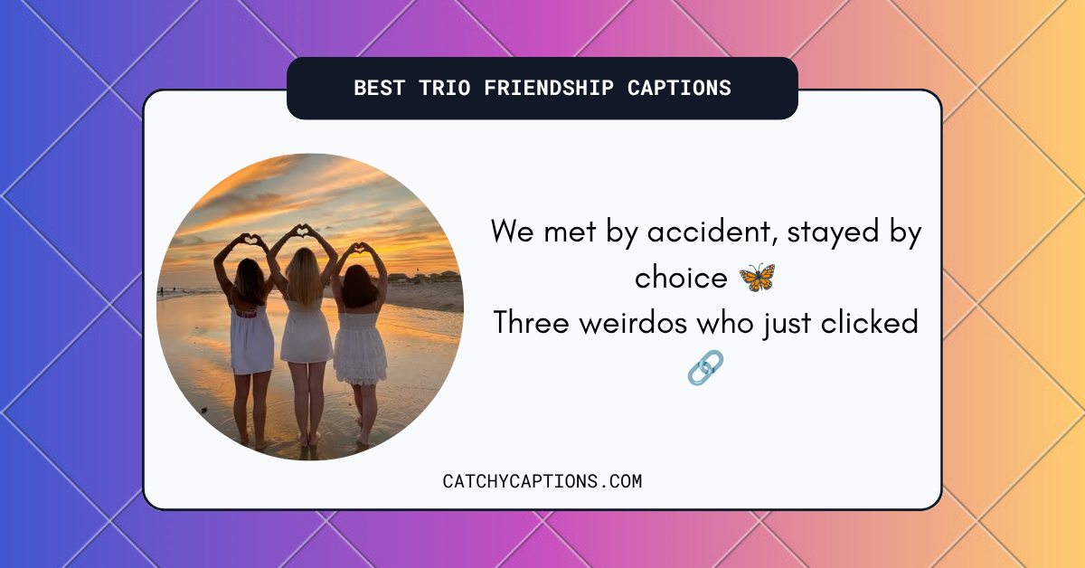 Trio Friendship